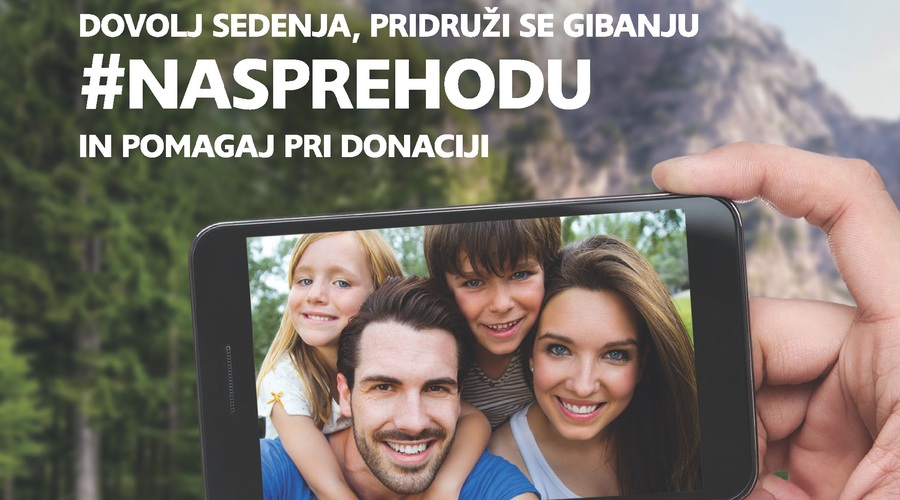 Pridruži se gibanju #NASPREHODU in pomagaj pri donaciji (foto: Bayer arhiv)