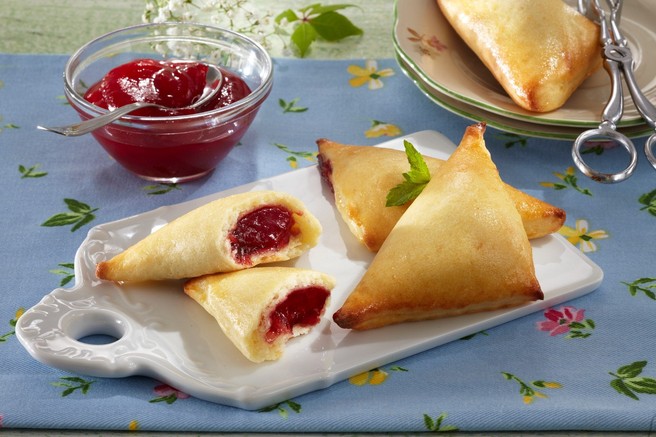 Slastni jagodni žepki za vikend sladico
