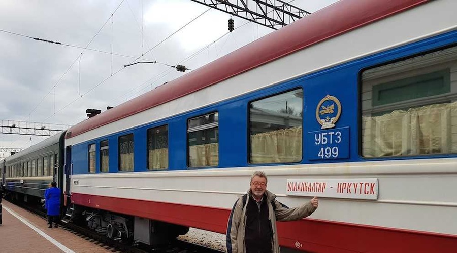 Marijan Petan iz New Swing Quarteta  s Transsibirsko železnico od Moskve do Mongolije! (foto: Osebni arhiv)