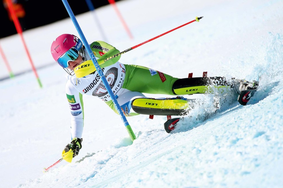 Motivacije alpski smučarki Maruši Ferk ne manjka! (foto: GORAN ANTLEY)