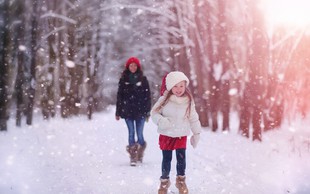 5 idej za zimski sprehod z belimi angelčki