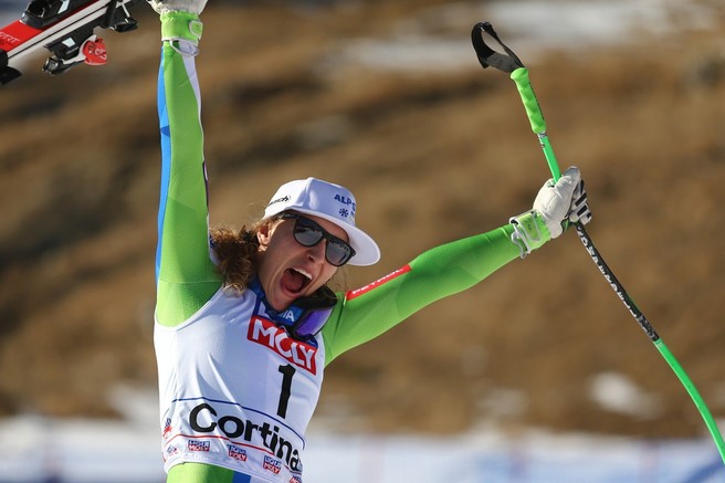 Ilka Štuhec iz Val Gardene prinaša prva mesta