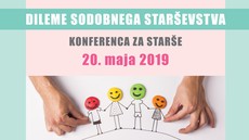 Dileme sodobnega starševstva - konferenca za starše, 20. maj 2019