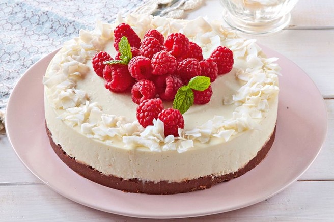 Torta z malinami