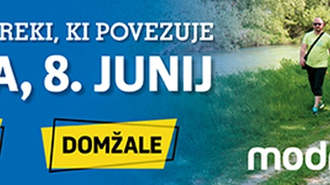 Pohod ob reki bo zopet povezal Domžale in Kamnik