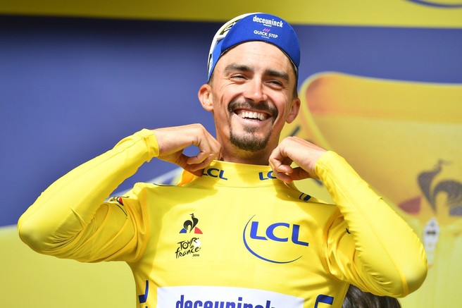 Dirka po Franciji: Julian Alaphilippe še vedno v rumeni majici