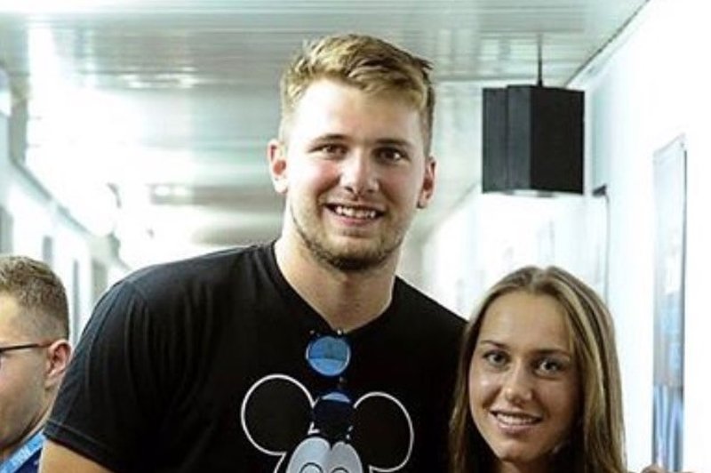 Luka Dončič in Kaja Juvan skupaj v Umagu (foto: Instagram Kaja Juvan)