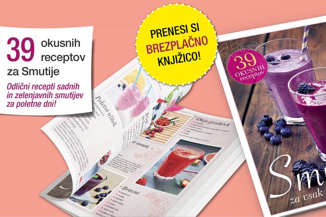 Privoščite si svežo energijo iz kozarca - prenesite knjižico z 39 slastnimi recepti!
