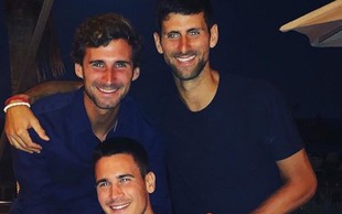 Novak Đoković in njegova dva čedna brata