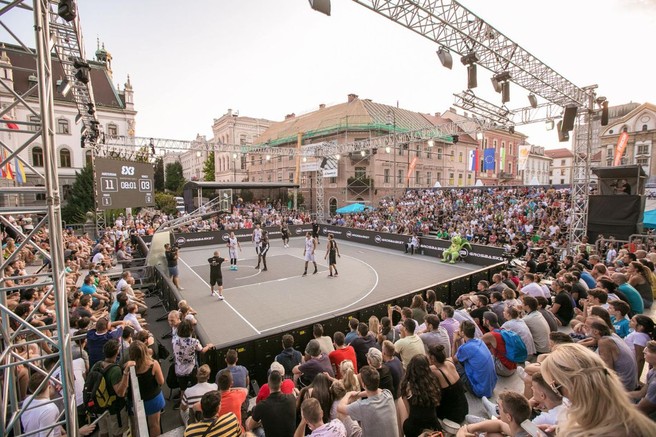 3 na 3: vroči košarkarski dvoboji sredi Ljubljane