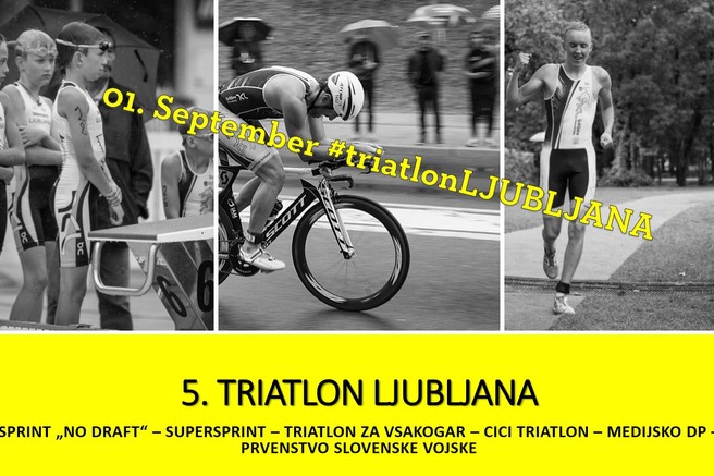 V nedeljo je na sporedu 5. ljubljanski triatlon