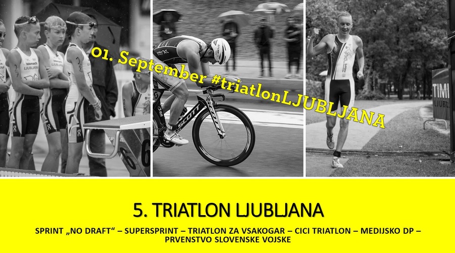 V nedeljo je na sporedu 5. ljubljanski triatlon (foto: tk ljubljana)