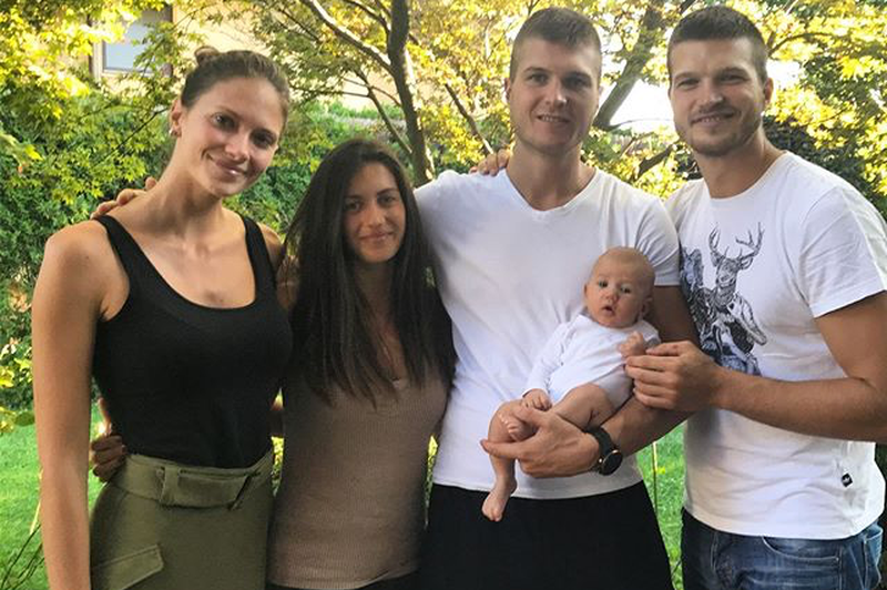 Edo Murić – srečen mož in ponosen očka spet končno v Stožicah (foto: Instagram Edo Murić)