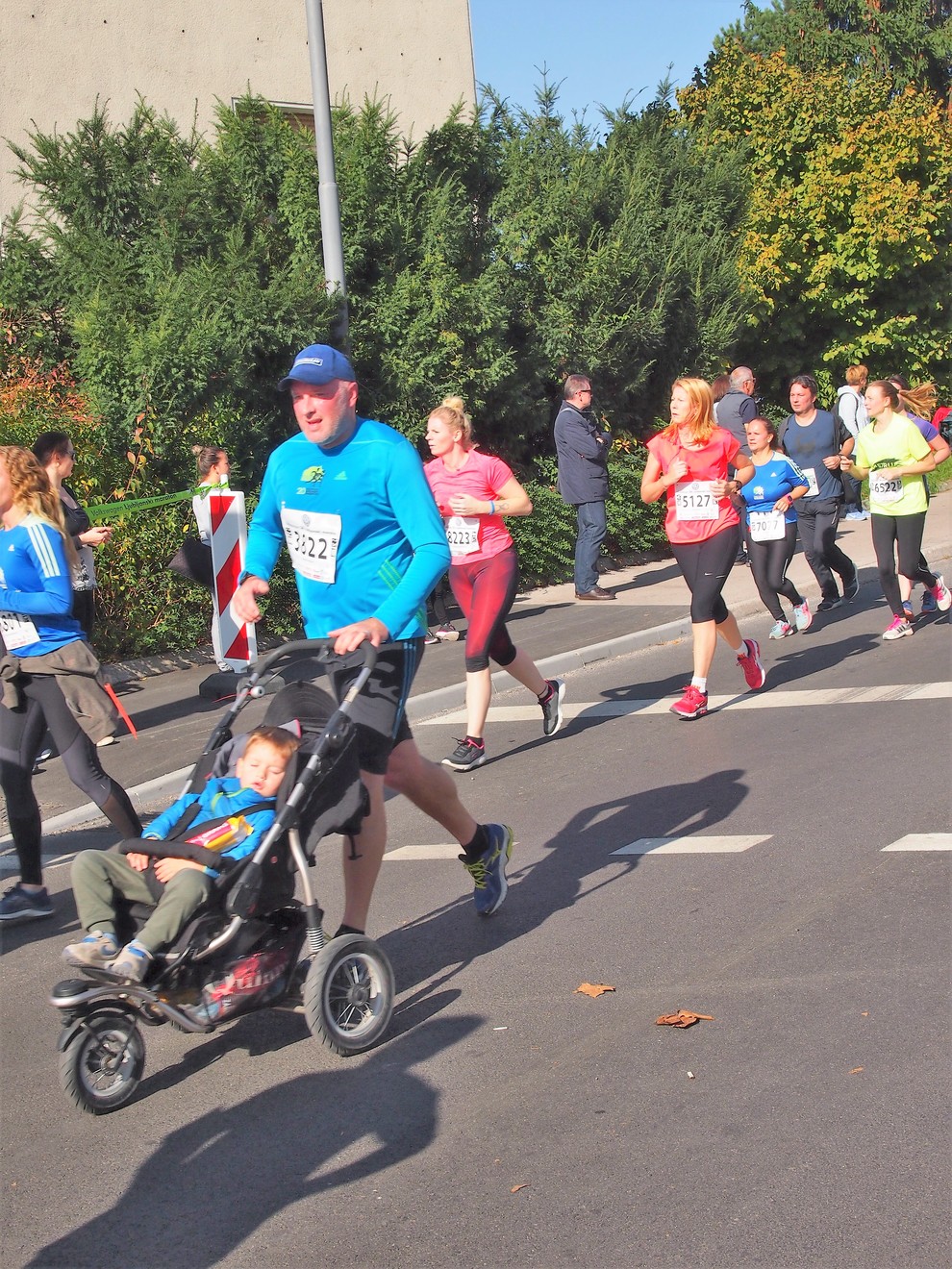 Tudi z vozički na 21 kilometrov.