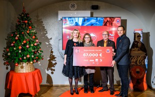 Coca-Cola s partnerji letos donirala 67 tisoč evrov za tri dobre namene