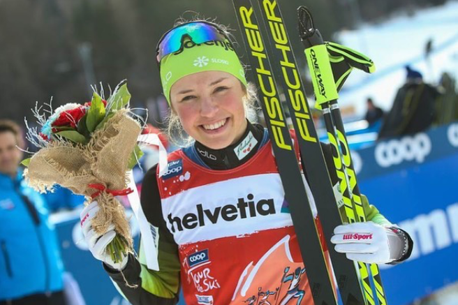 Slovenska junakinja zime - Anamarija Lampič: »Mi smo nasmejana družina.«