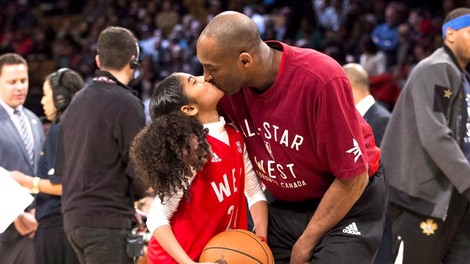 Kobe Bryant je v hčerki videl svojo košarkarsko naslednico (VIDEO)