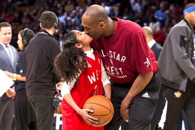 Kobe Bryant je v hčerki videl svojo košarkarsko naslednico (VIDEO)