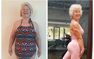 Od 70 letne bolne starke do super fit babice z mišicami - trenirajte z Joan