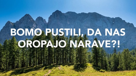 Rok Rozman: "Jutri nam grozi razprodaja slovenske narave!!"