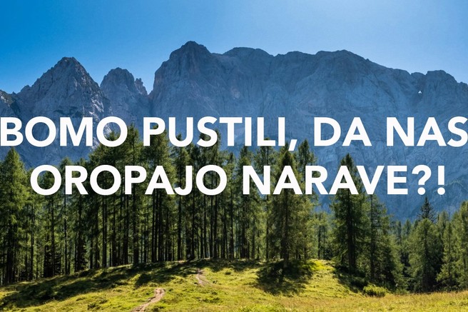 Rok Rozman: "Jutri nam grozi razprodaja slovenske narave!!"