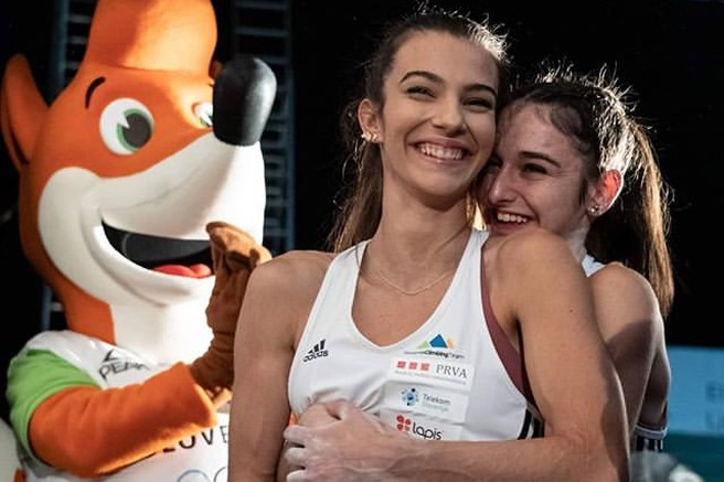 Mia Krampl in Lučka Rakovec: "Najboljši prijateljici, ena olimpijska vozovnica."