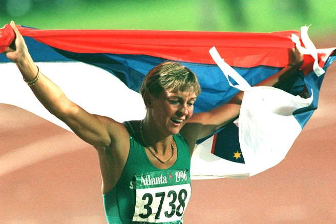 Čestitamo! 21. maja 50 let praznuje slovenska zvezda atletike - Brigita Bukovec. Z družino živi v Švici