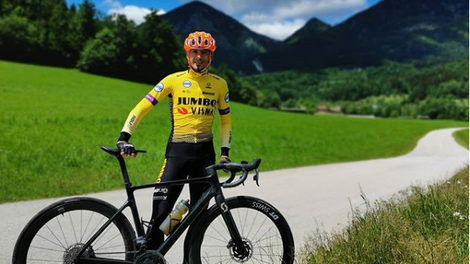 Robert Kranjec se je s kolesom podal na kar 364 kilometrov dolgo pot – z Goričkega v Piran