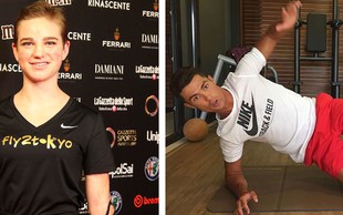 Upate sprejeti izziv za trebušne mišice, ki sta ga pripravila Cristiano Ronaldo in Bebe Vio? (VIDEO)