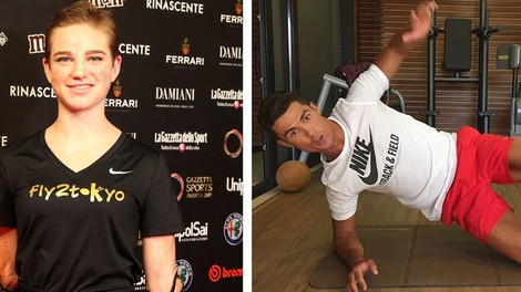 Upate sprejeti izziv za trebušne mišice, ki sta ga pripravila Cristiano Ronaldo in Bebe Vio? (VIDEO)