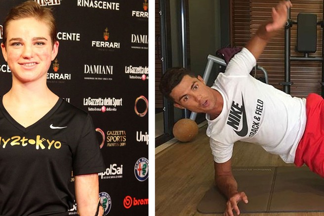Upate sprejeti izziv za trebušne mišice, ki sta ga pripravila Cristiano Ronaldo in Bebe Vio? (VIDEO)