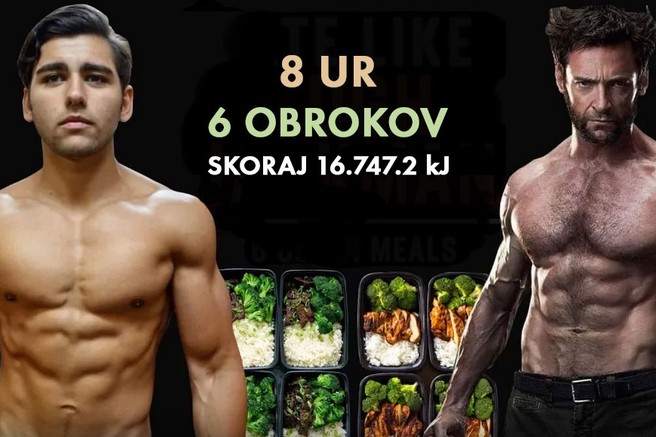 To se je zgodilo, ko je en dan sledil dieti 'Wolverine' (VIDEO)