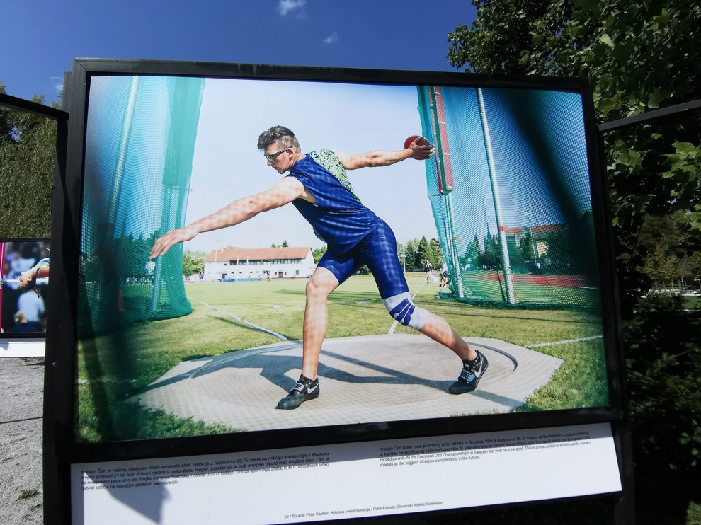 Prihodnost slovenske atletike je svetla. Na fotografiji eden največjih talentov atletike - Kristjan Čeh, 21 let.