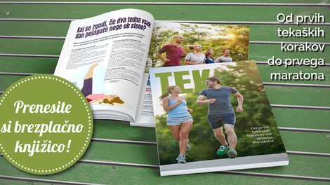 Za vse ljubitelje teka: prenesite si brezplačno knjižico z nasveti, vadbami in recepti za tekače!