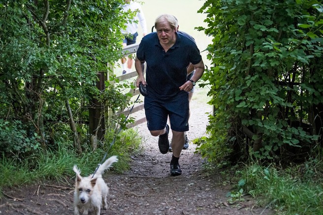 Kako je shujšal Boris Johnson