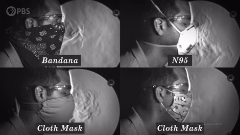 Ta posnetek prikazuje, ali zaščitne maske v resnici pomagajo ustaviti širjenje koronavirusa