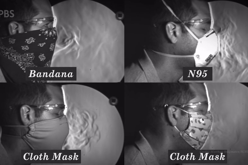 Ta posnetek prikazuje, ali zaščitne maske v resnici pomagajo ustaviti širjenje koronavirusa (foto: It's Okay To Be Smart | YouTube)