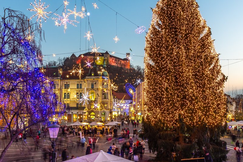 Praznični december v Ljubljani letos nekoliko drugačen (foto: profimedia)