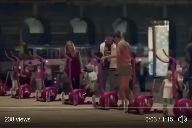ZABAVNO: Ko jim je postalo jasno, kaj se zgodi, če vrtijo pedala, so jih vrtela še hitreje!