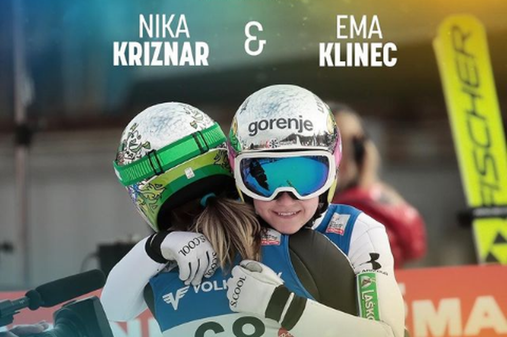 Popoln začetek vikenda! Slovensko slavje v Avstriji, Križnarjeva prva, Klinčeva druga (foto: Instagram FIS)