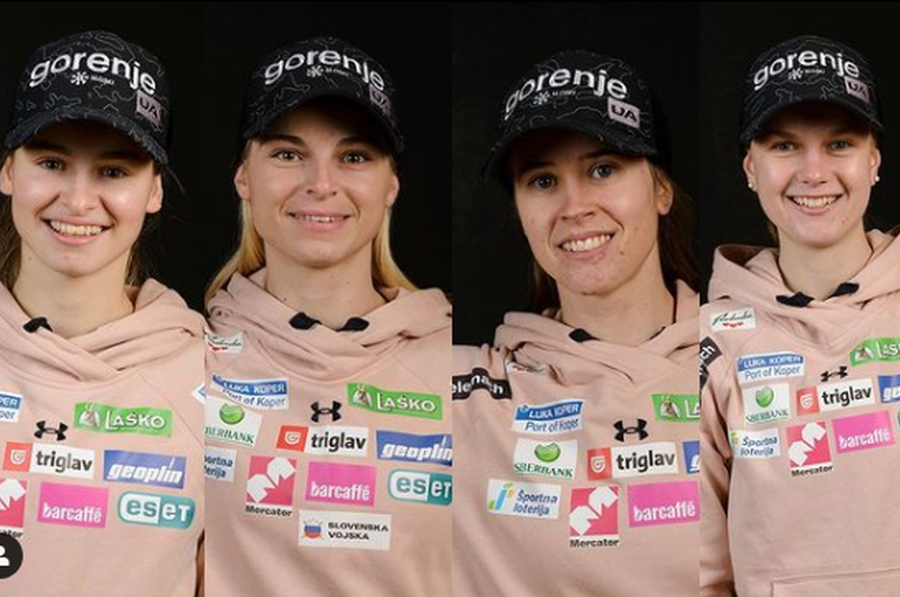Noro! Že tretja medalja v Obersdorfu: Slovenke srebrne na ekipni tekmi v smučarskih skokih (foto: Instagram)