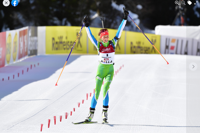 Lena Repinc na mladinskem svetovnem prvenstvu v biatlonu osvojila dve zlati in eno srebrno medaljo. Fak navdušen!