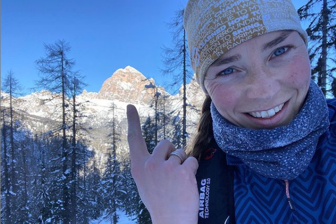 Tina Maze uživa v materinstvu in prostem smučanju, njena hčerkica pa že sedaj obvlada nekaj čisto drugega!