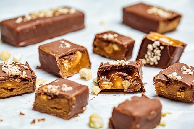 Domače (zdrave) "twix" ploščice (veganske, brez glutena in sladkorja)