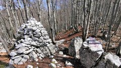 Mali Golak (1495) nad Ajdovščino s čudovitim pogledom na Triglav