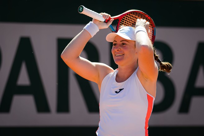 Sanjsko! Slovenska teniška igralka Tamara Zidanšek v polfinalu Roland Garrosa