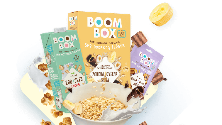 Boom Box prinaša izvrstne ovsene izdelke, ki ne vsebujejo dodanega sladkorja (foto: Boom box promocijsko gradivo)