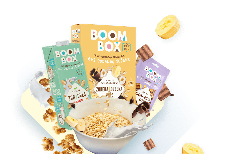 Boom Box prinaša izvrstne ovsene izdelke, ki ne vsebujejo dodanega sladkorja (foto: Boom box promocijsko gradivo)