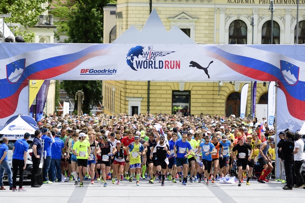 Wings for Life World Run: uradni tek se 8. maja vrača v Ljubljano (foto: Bor Dobrin)