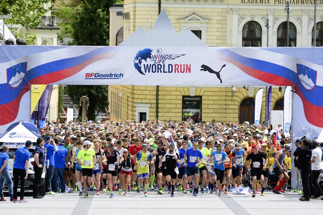 Wings for Life World Run: uradni tek se 8. maja vrača v Ljubljano